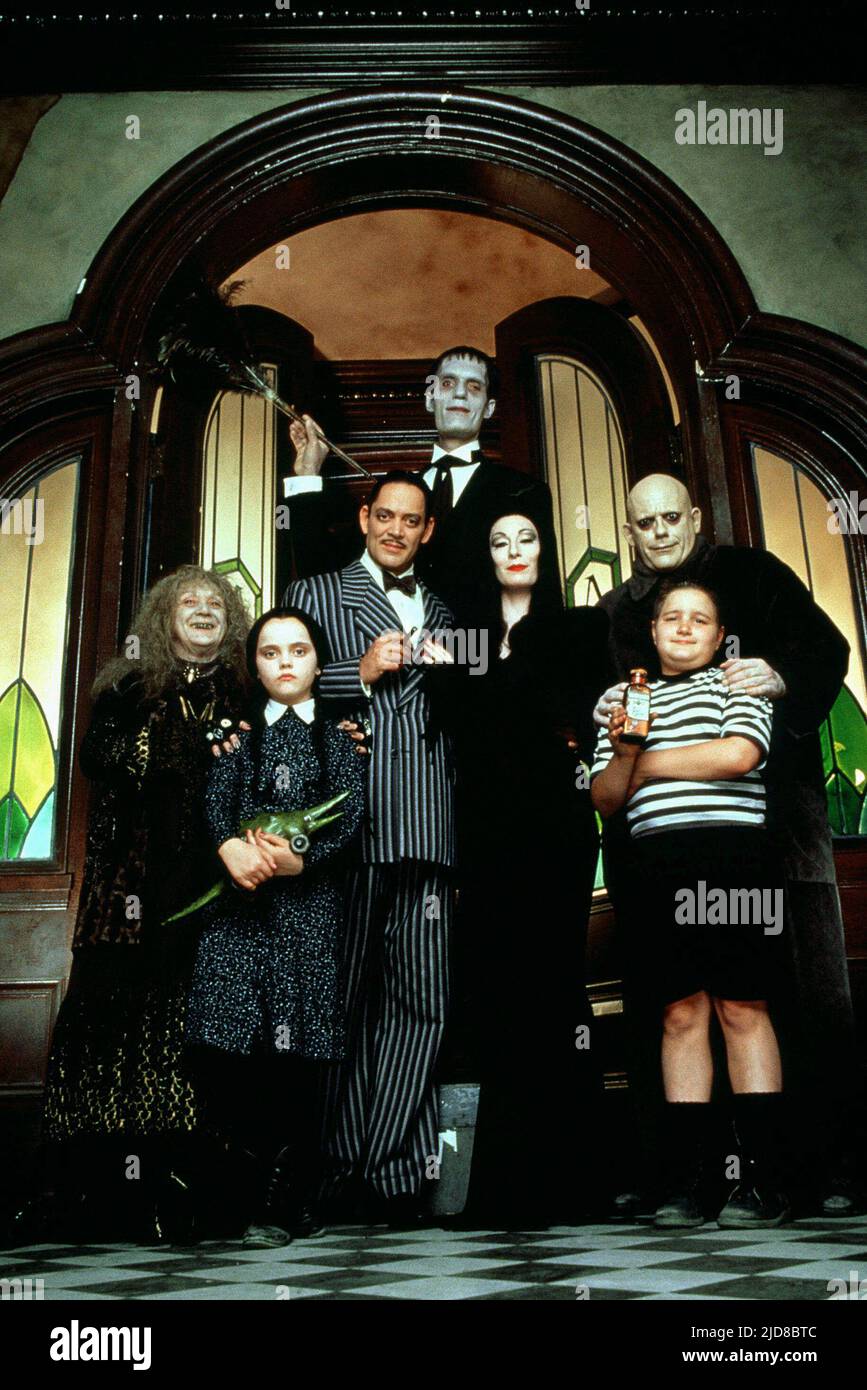 RICCI, Julia, HUSTON, Lloyd, der Addams Family, 1991 Stockfoto