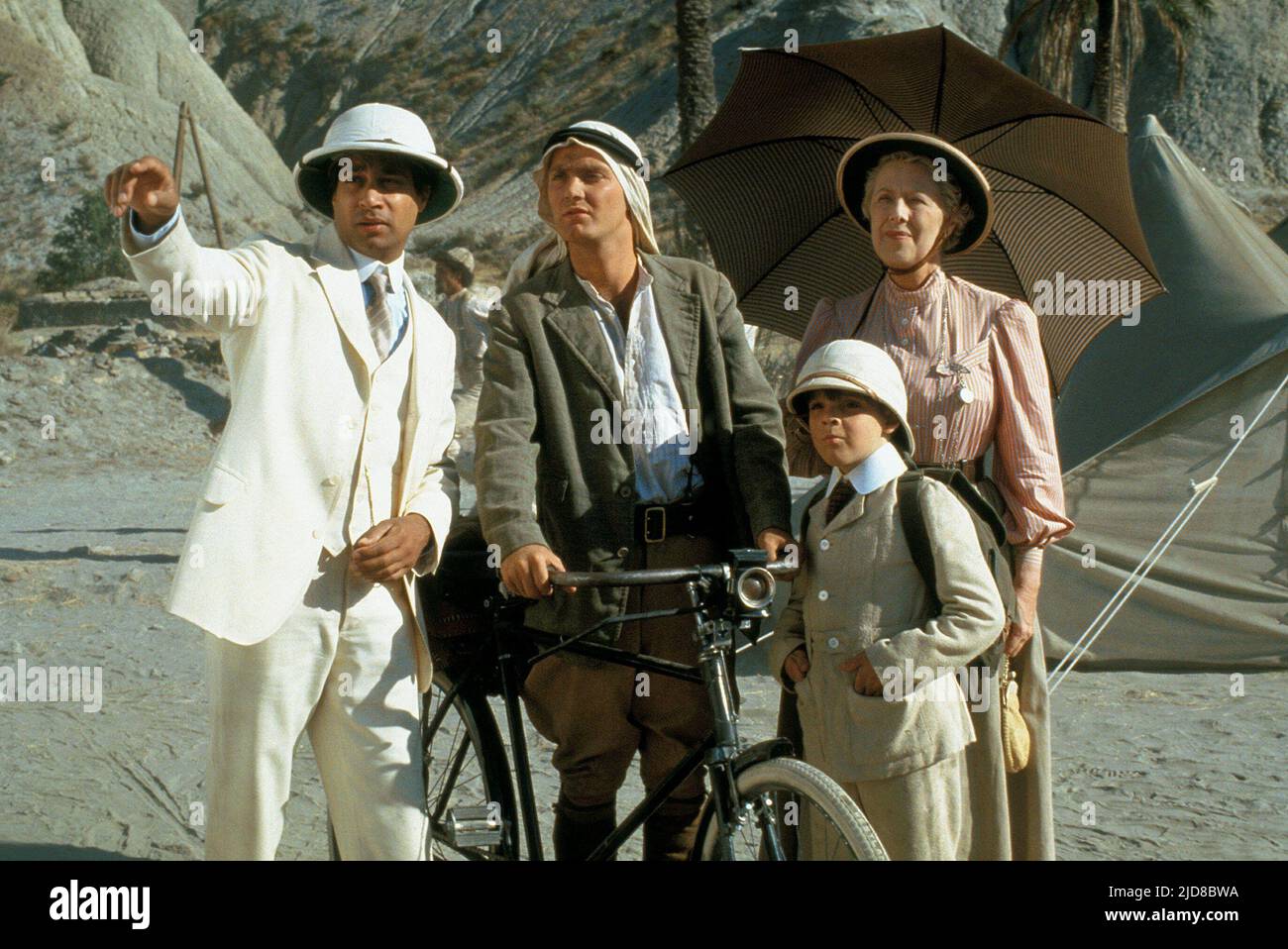 ALIBAI, Bennett, Spediteur, TYZACK, die Abenteuer des jungen Indiana Jones, 1992 Stockfoto