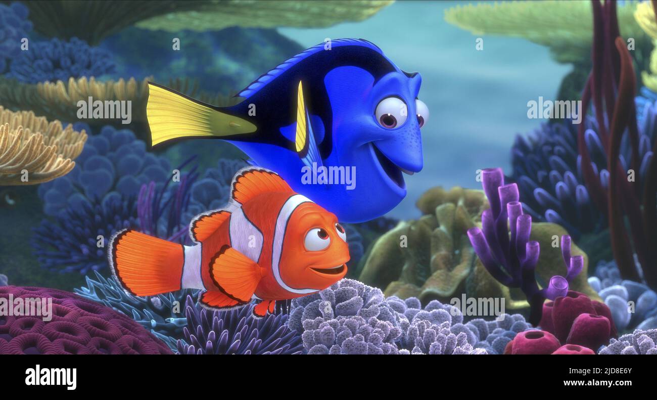 MARLIN, DORY, FINDING NEMO, 2003, Stockfoto