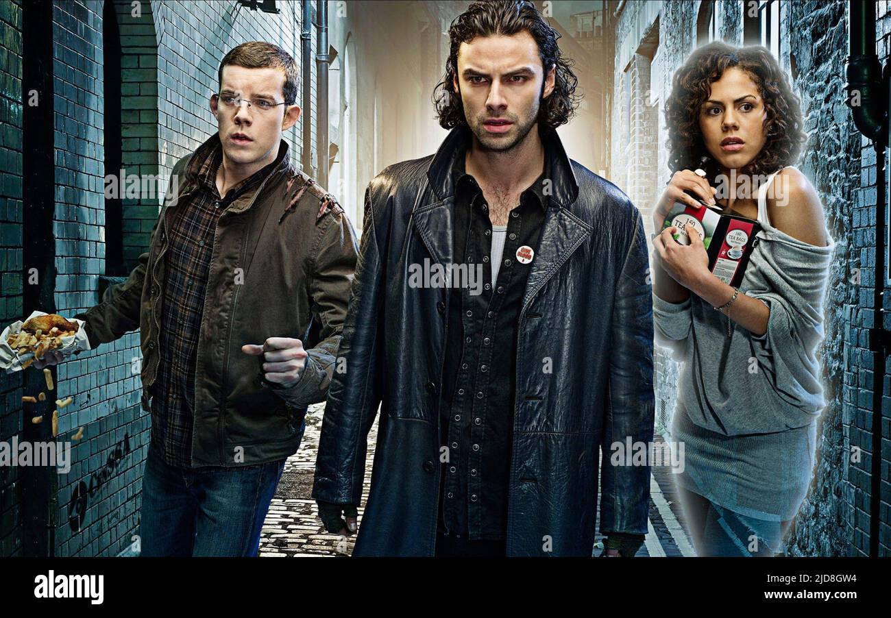 TOVEY,TURNER,CRICHLOW, BEING HUMAN, 2008, Stockfoto