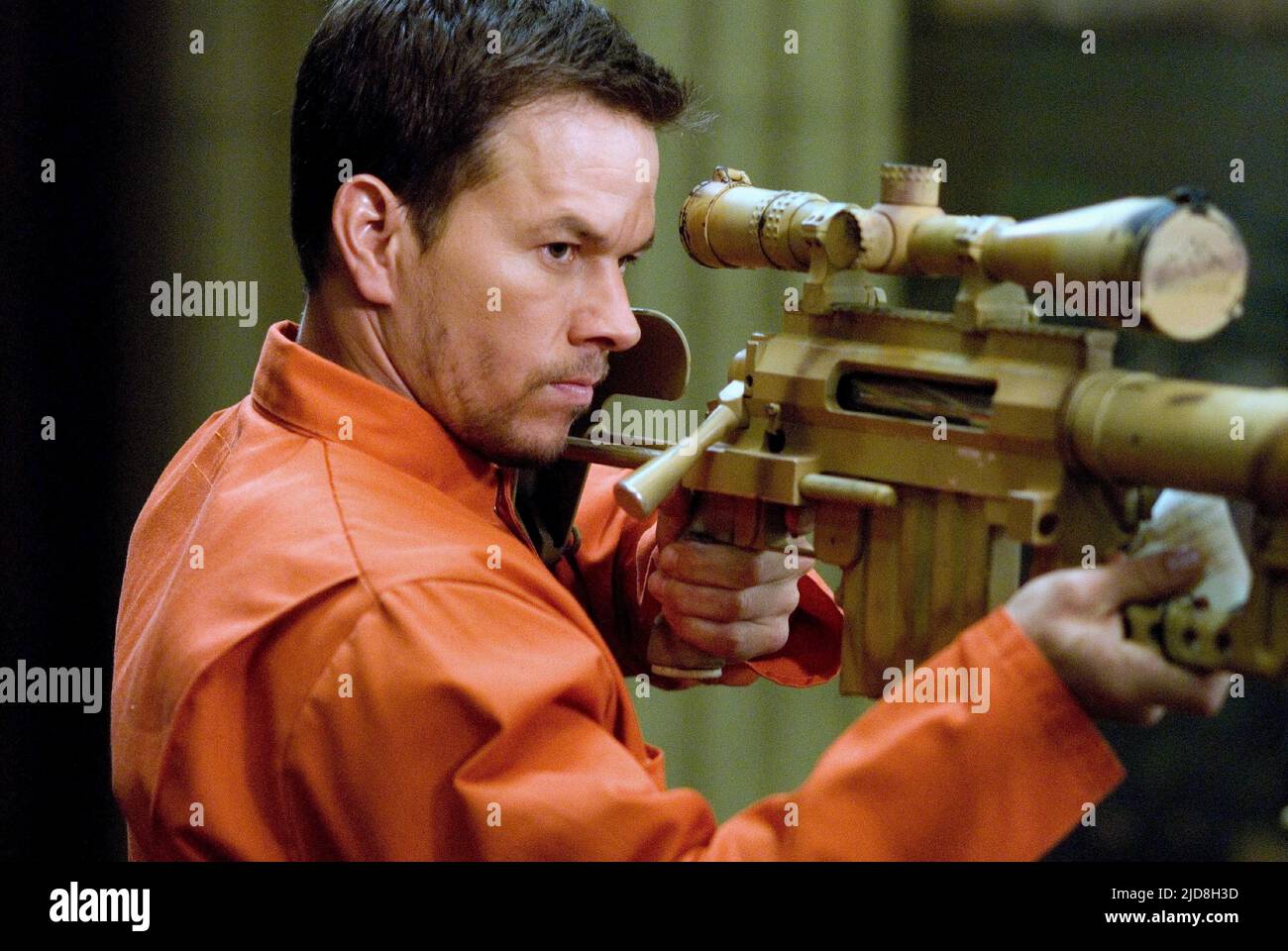 MARK WAHLBERG, SCHÜTZE, 2007, Stockfoto