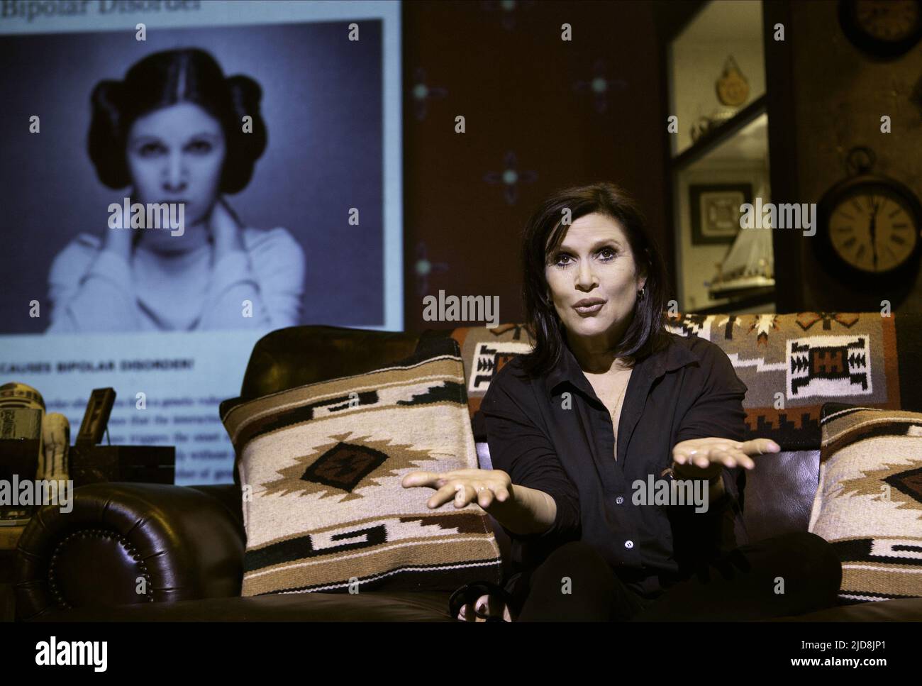 CARRIE FISHER, WUNSCHTRINKEN, 2010, Stockfoto