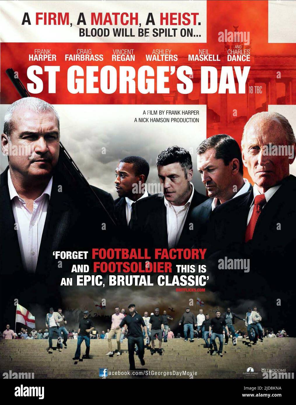 HARPER, WALTERS, REGAN, FAIRBRASS, POSTER, ST GEORGE'S DAY, 2012, Stockfoto