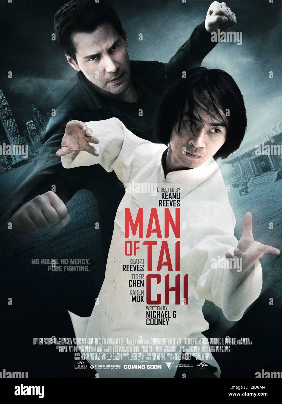 REEVES, POSTER, MANN VON TAI CHI, 2013, Stockfoto