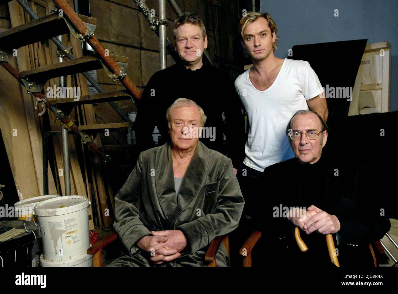 BRANAGH, CAINE, LAW, PINTER, SLEUTH, 2007, Stockfoto
