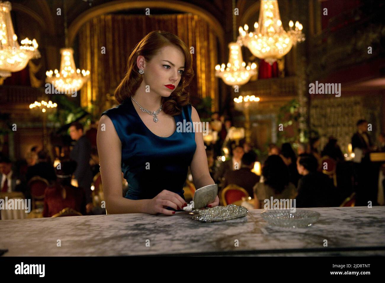 EMMA STONE, GANGSTERKOMMANDO, 2013, Stockfoto