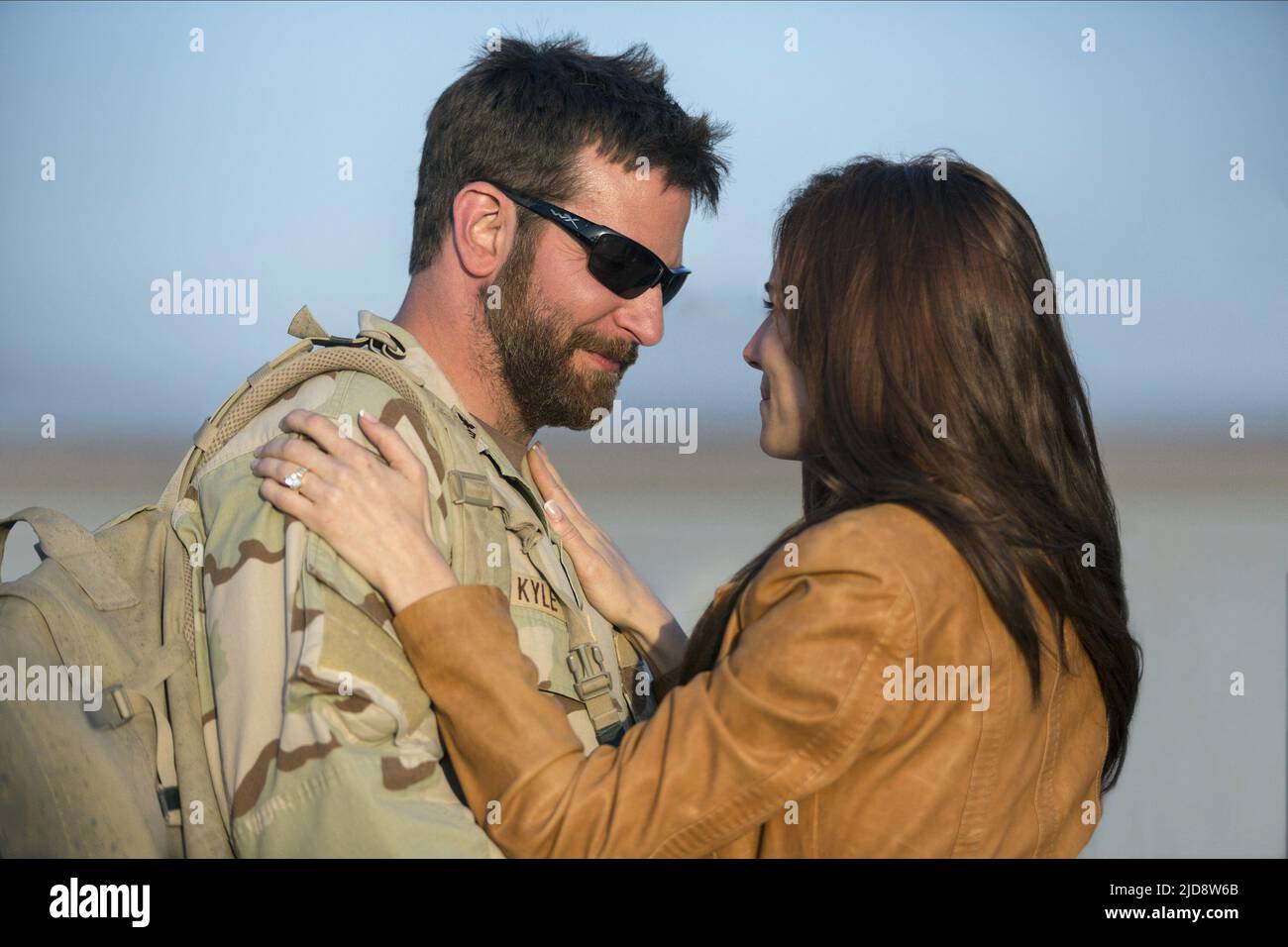 COOPER, MILLER, AMERICAN SNIPER, 2014, Stockfoto