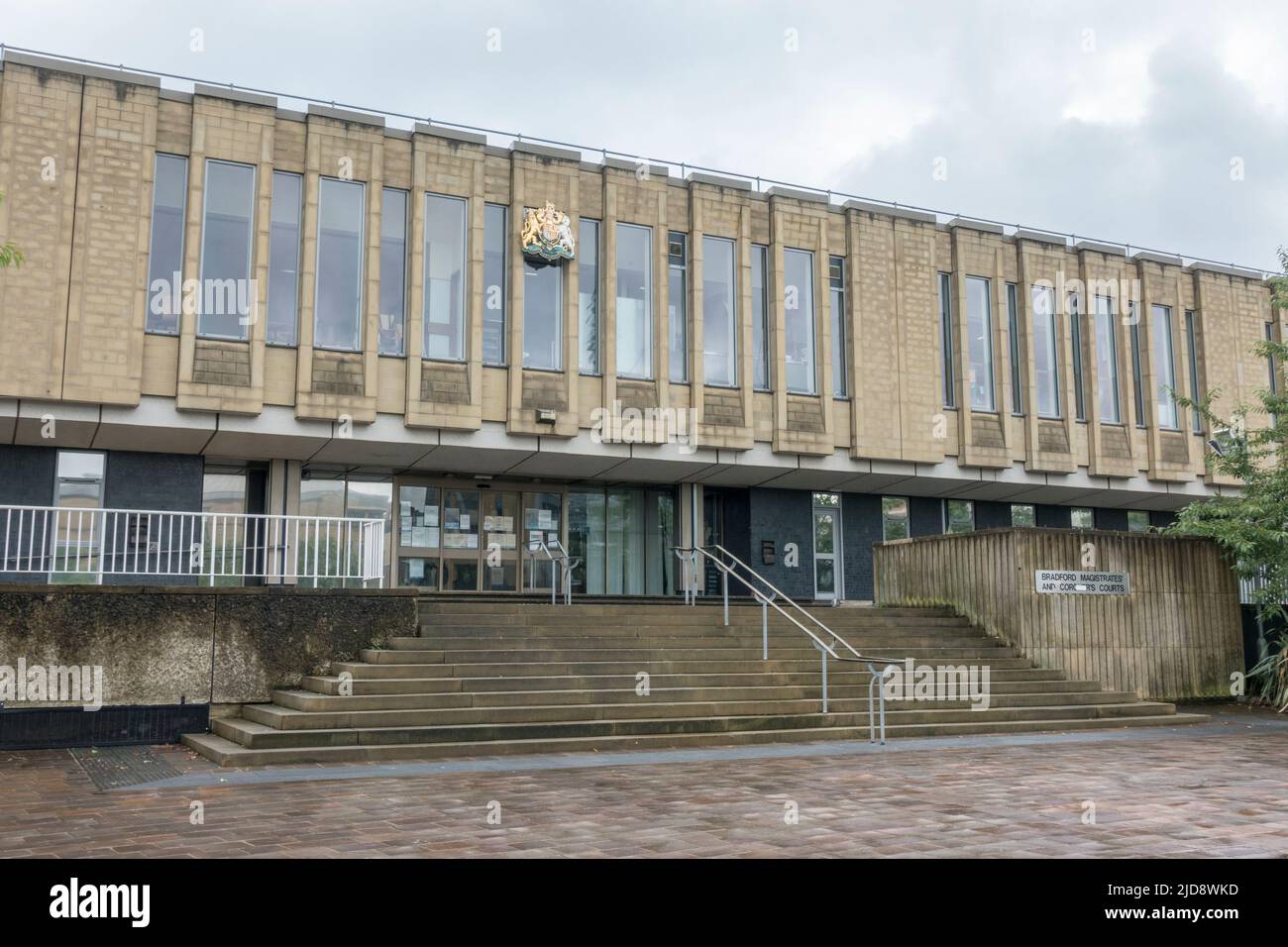 Bradford Magistrates' and Coroner's Courts in Bradford, West Yorkshire, England. Stockfoto