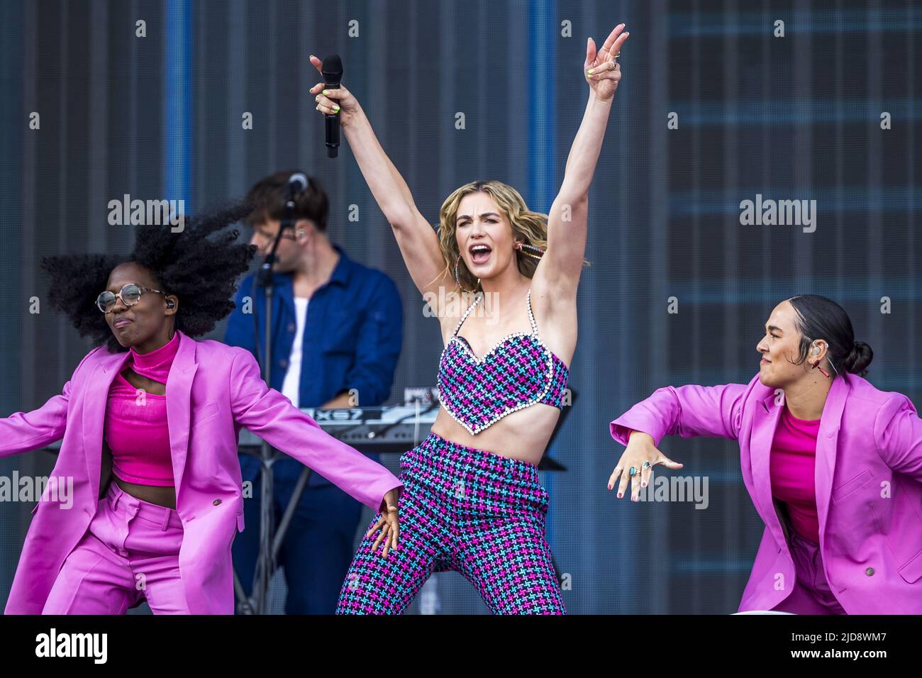 2022-06-19 13:35:02 LANDGRAAF - Maan wird während des dritten Tages des Pinkpop Musikfestivals durchführen. ANP MARCEL VAN HOORN niederlande Out - belgien Out Stockfoto