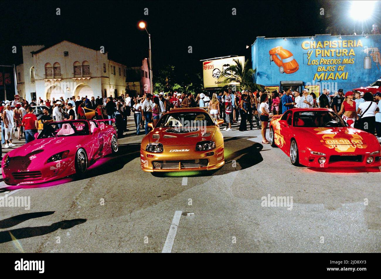 HOCHLEISTUNGSFAHRZEUGE, 2 SCHNELLE 2 FURIOSER, 2003, Stockfoto