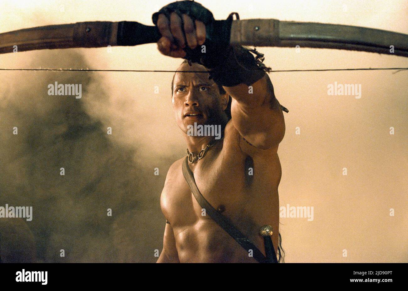DWAYNE JOHNSON, DER SKORPIONKÖNIG, 2002, Stockfoto