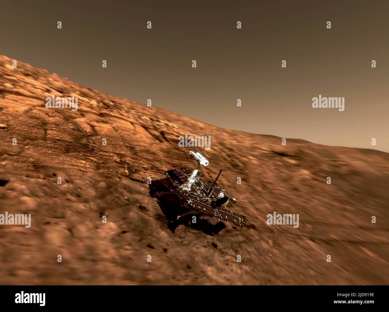 DER MARS ROVER, DER MARS UMHERSTREIFEND, 2006, Stockfoto