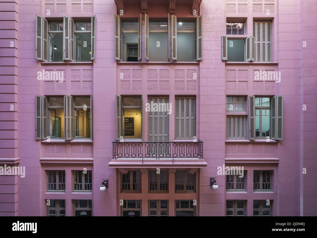 Casa de Cultura Mario Quintana (Mario Quintana House of Culture) ehemaliges Hotel Majestic - Porto alér, Rio Grande do Sul, Brasilien Stockfoto