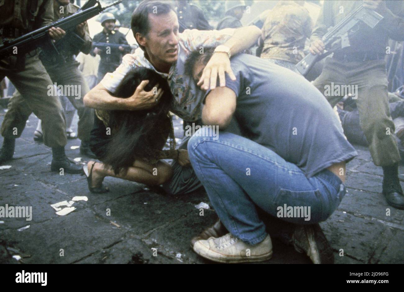 JAMES WOODS, SALVADOR, 1986, Stockfoto