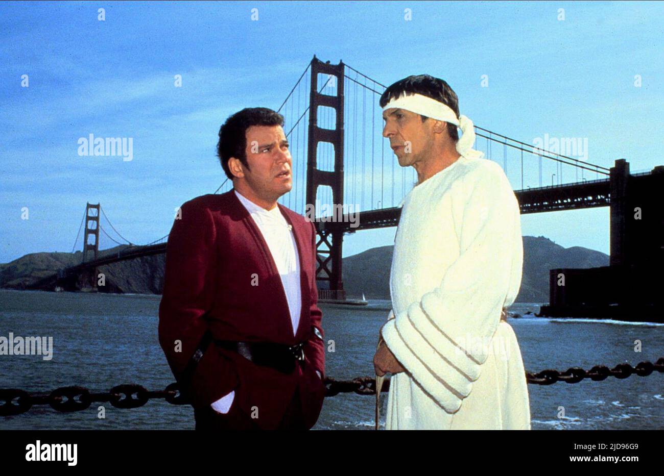 SHATNER, NIMOY, STAR TREK IV: DIE HEIMREISE, 1986, Stockfoto