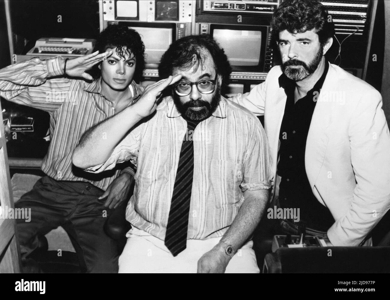 JACKSON, COPPOLA, LUCAS, CAPTAIN EO, 1986, Stockfoto