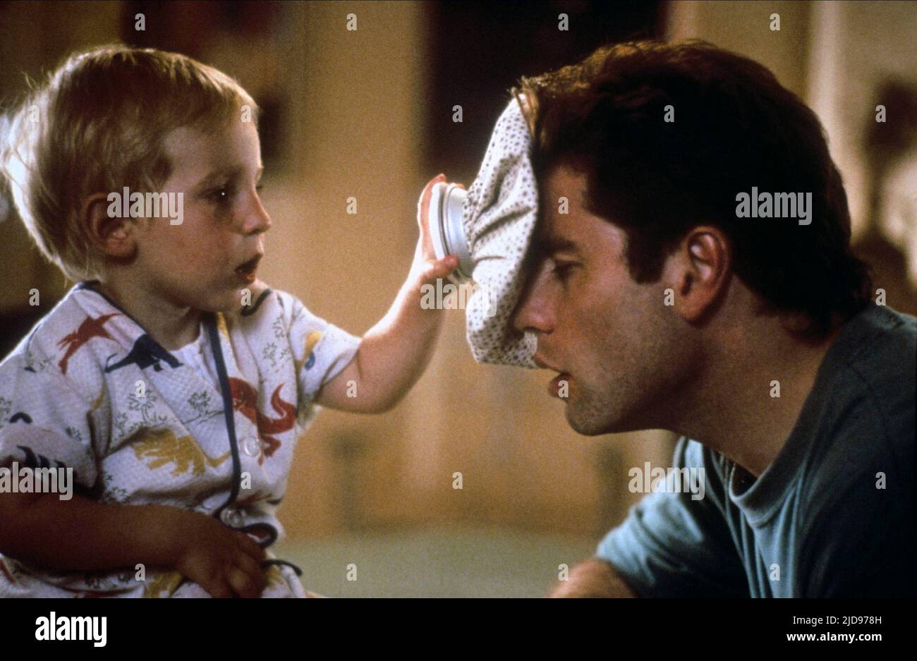 JOHN TRAVOLTA, LOOK WHO'S TALKING, 1989, Stockfoto
