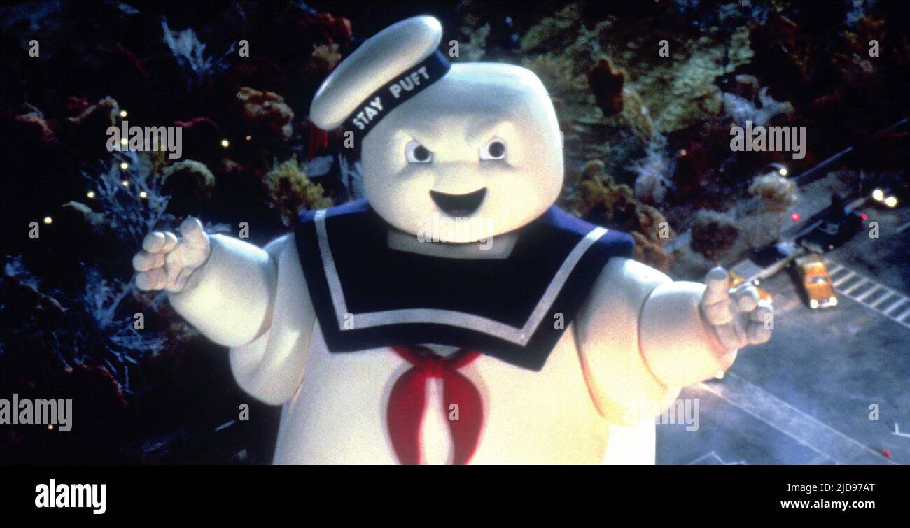 STAY PUFT MARSHALLOW MAN, GHOSTBUSTERS, 1984, Stockfoto