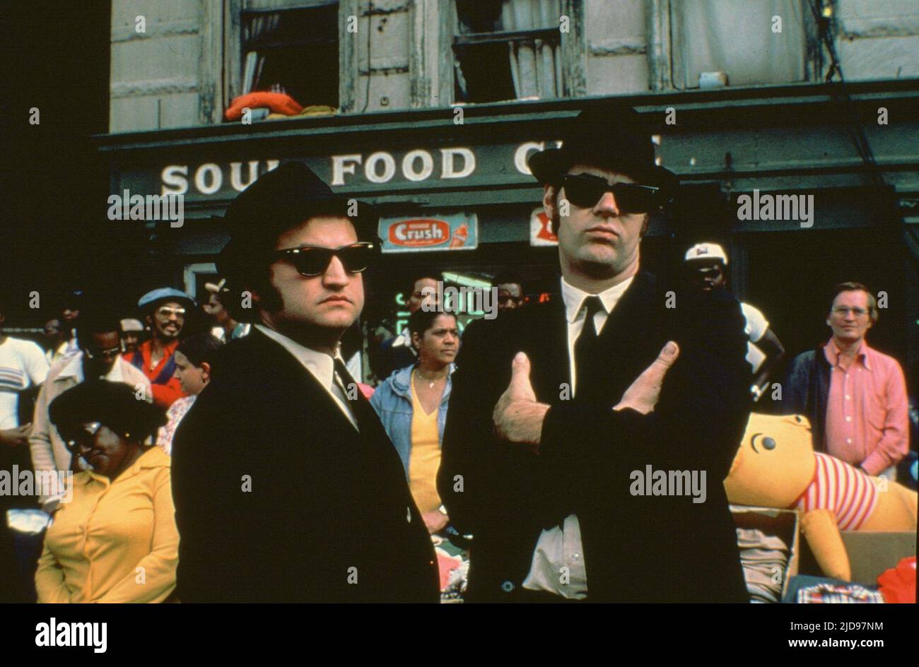 BELUSHI, AYKROYD, DIE BLUES-BRÜDER, 1980, Stockfoto