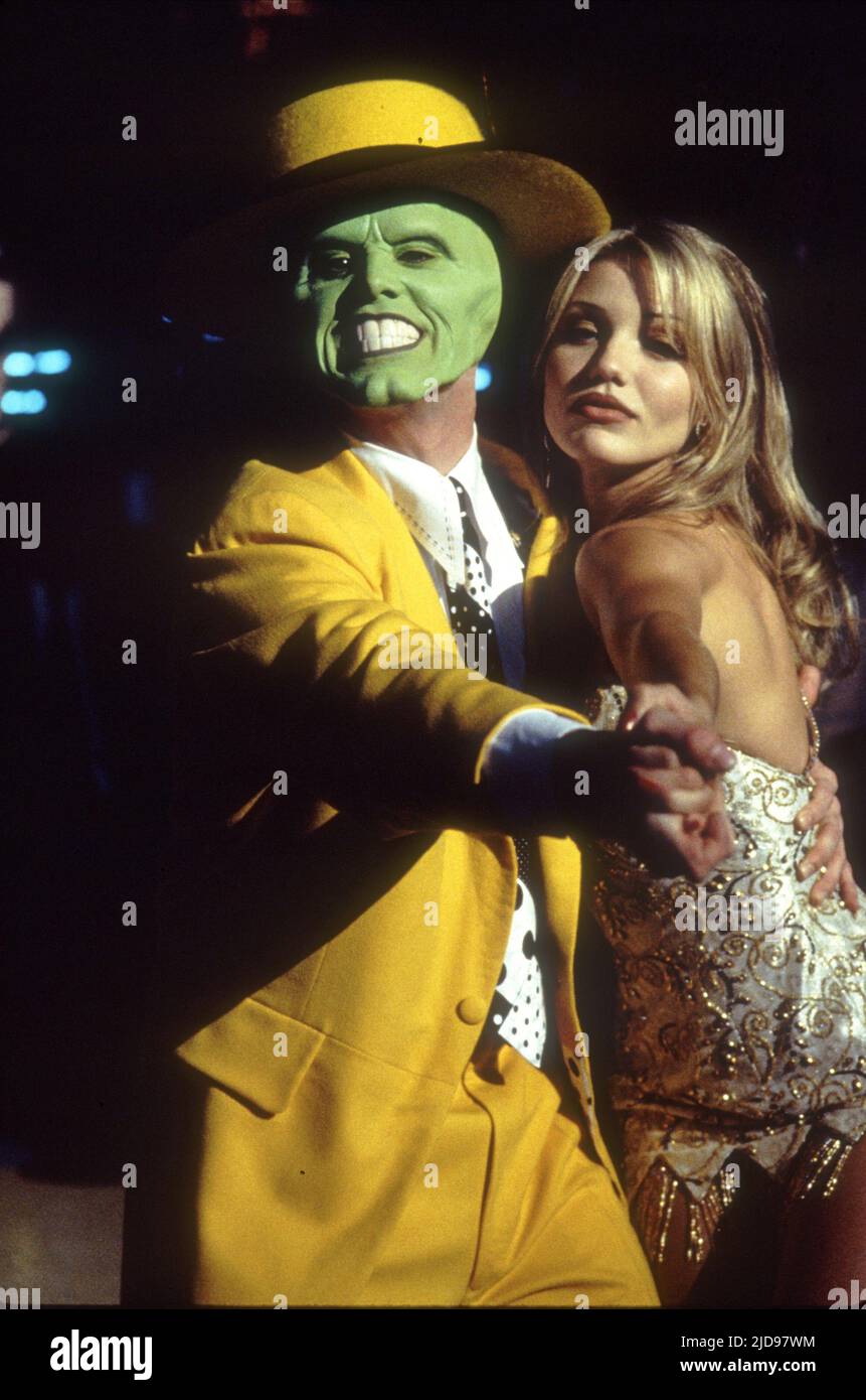 CARREY,DIAZ, DIE MASKE, 1994, Stockfoto