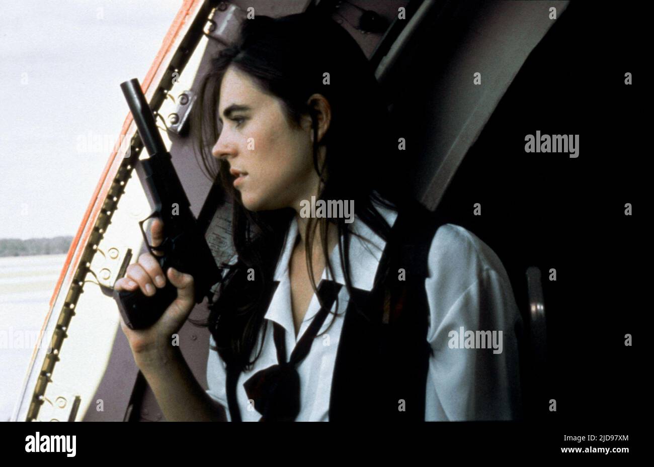 ELIZABETH HURLEY, PASSAGIER 57, 1992, Stockfoto