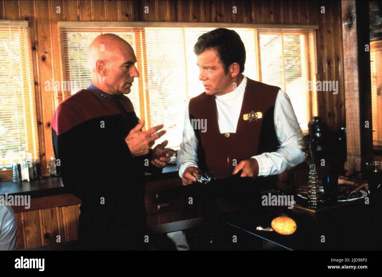 STEWART,SHATNER, STAR TREK: GENERATIONS, 1994, Stockfoto