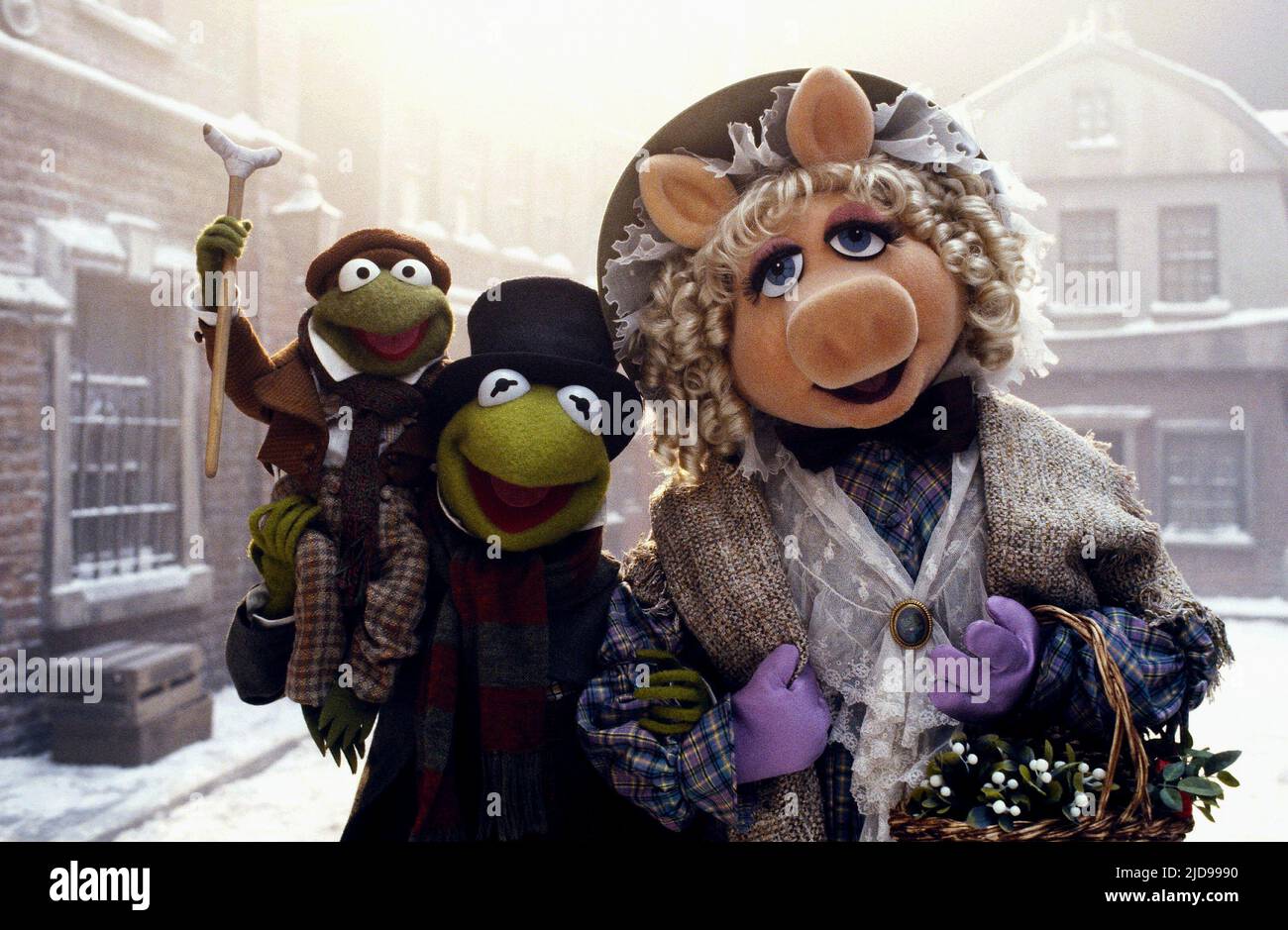 TIM, FROSCH, PIGGY, DIE MUPPET-WEIHNACHTSLIEDER, 1992, Stockfoto