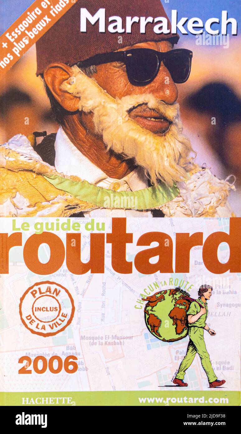 Routard's Guide - Marrakesch - 2006 - auf Französisch Stockfoto