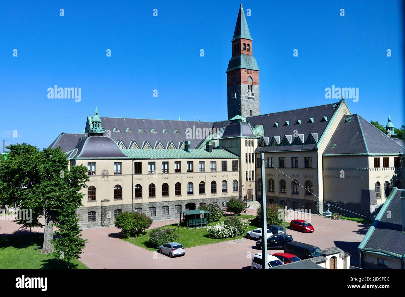 Kansallismuseo, Finnisches Nationalmuseum in Helsinki, Finnland Juni 2022 Stockfoto
