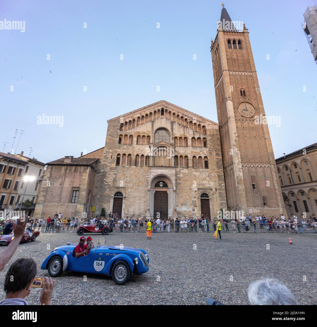 Parma, Italien - 06, 18, 2022: Oldtimer-Rennen Mille Miglie 2022, Stockfoto