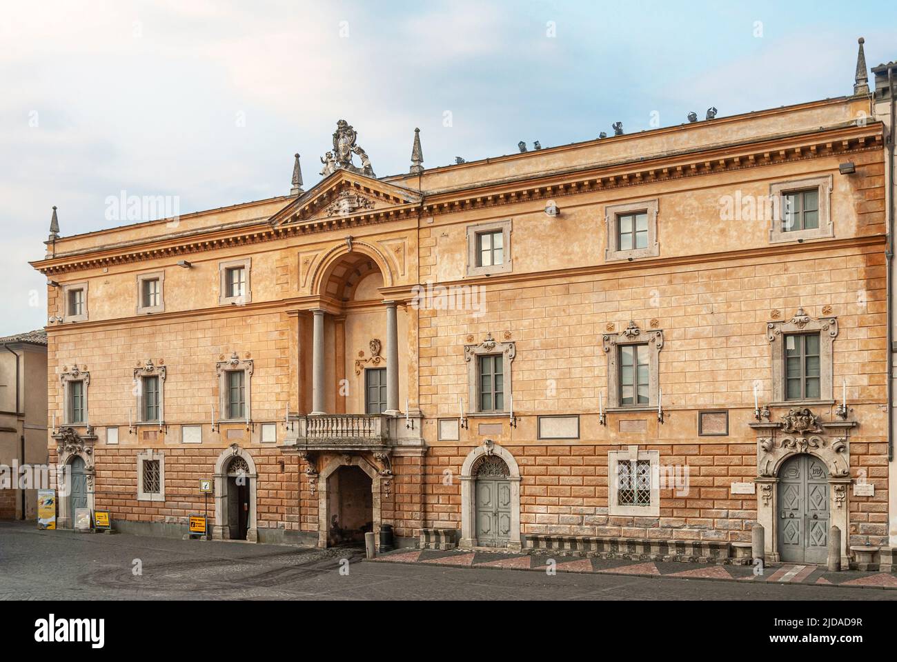 Palazzo Del Capitano Del Popolo in Orvieto, Umbrien, Italien Stockfoto