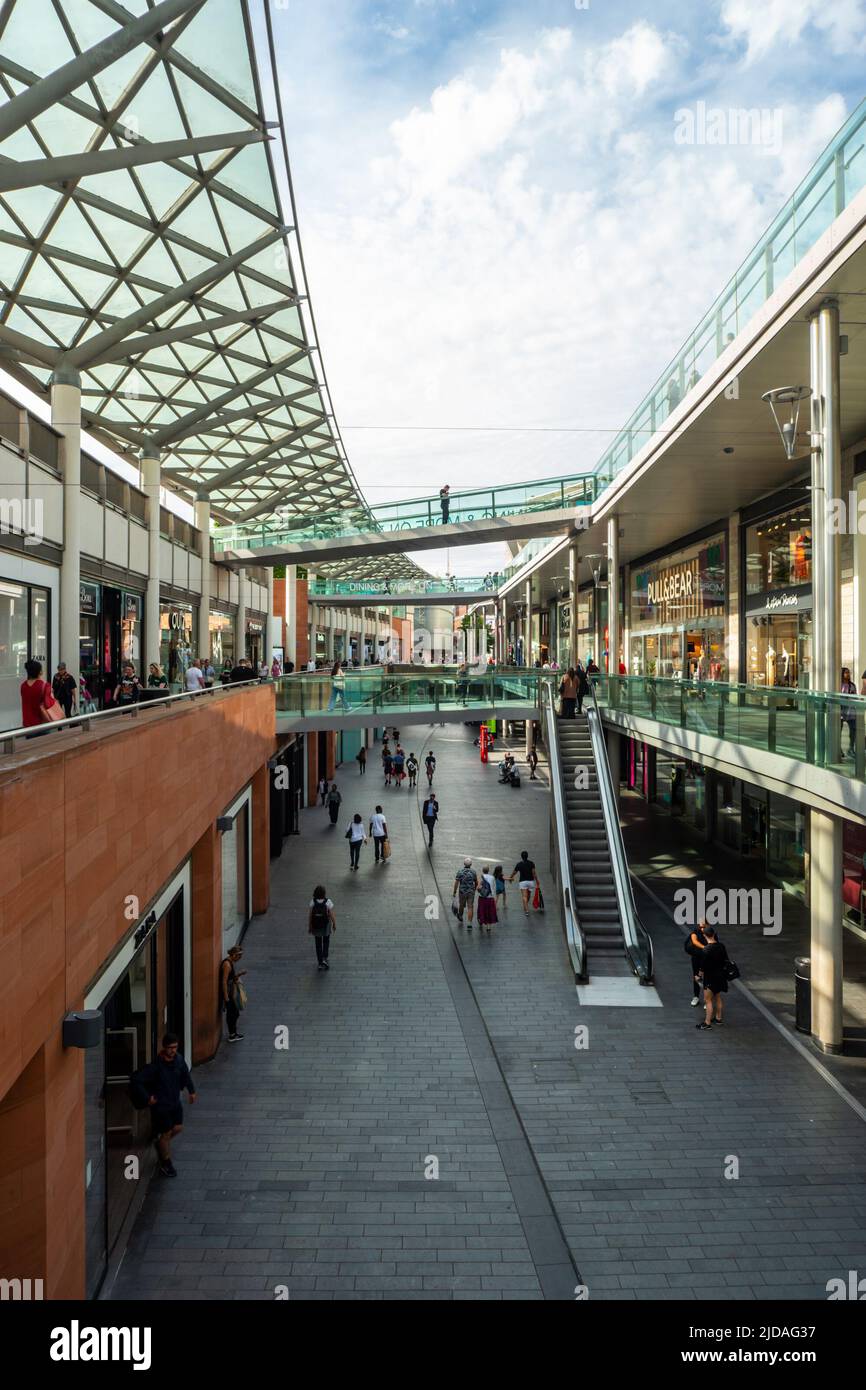 Liverpool ONE Einkaufszentrum, Liverpool, England, Großbritannien Stockfoto