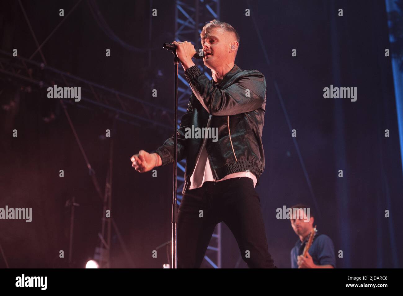 Sussex-Band Keane in concert at Scarborough Open Air Theatre on August 21, 2021 Featuring: Tom Chaplin, Keane wo: Scarborough, Großbritannien Wann: 21 Aug 2021 Credit: Graham Finney/WENN Stockfoto