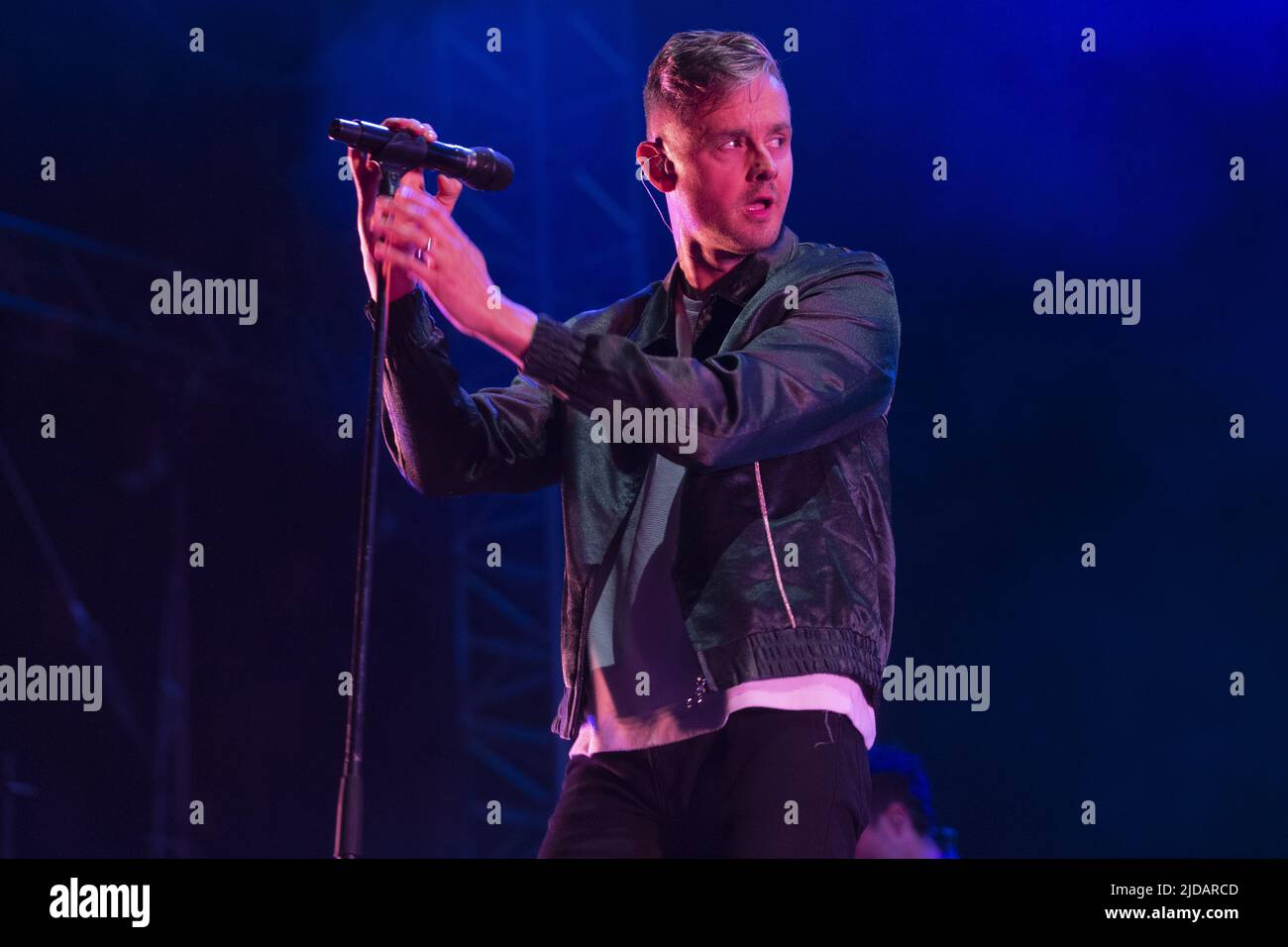 Sussex-Band Keane in concert at Scarborough Open Air Theatre on August 21, 2021 Featuring: Tom Chaplin, Keane wo: Scarborough, Großbritannien Wann: 21 Aug 2021 Credit: Graham Finney/WENN Stockfoto