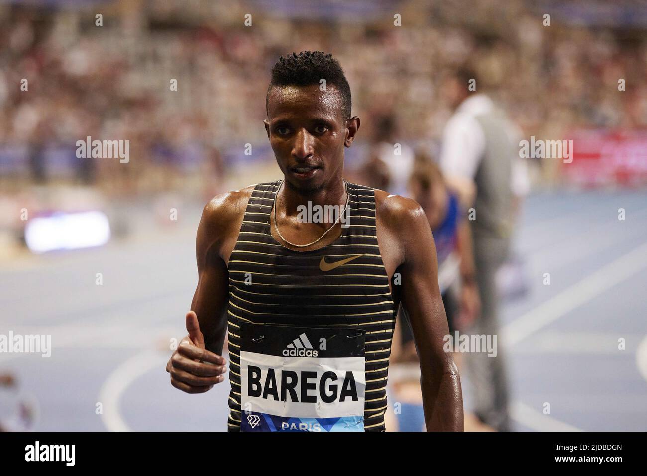 Selemon BAREGA (ETH) während der Wanda Diamond League 2022, Meeting de Paris am 18. Juni 2022 im Charlety-Stadion in Paris, Frankreich - Foto: Ann-dee Lamour/DPPI/LiveMedia Stockfoto