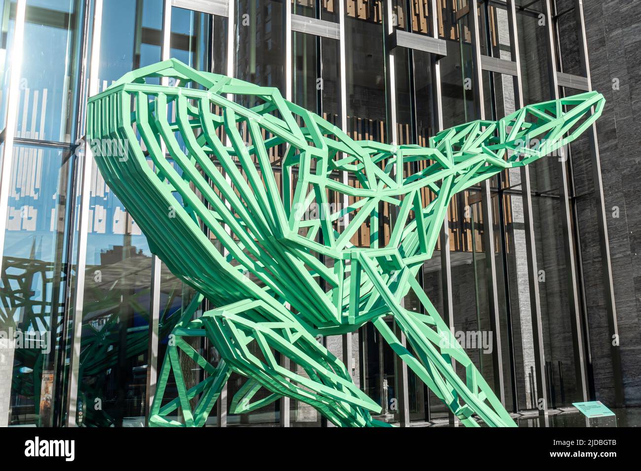 Caner Kaya - The Sound of the Ocean - Skulptur - Aluminiumform, Schweißnaht - 730 x 500 x 485 cm - 2022. Istanbul, Türkei Stockfoto