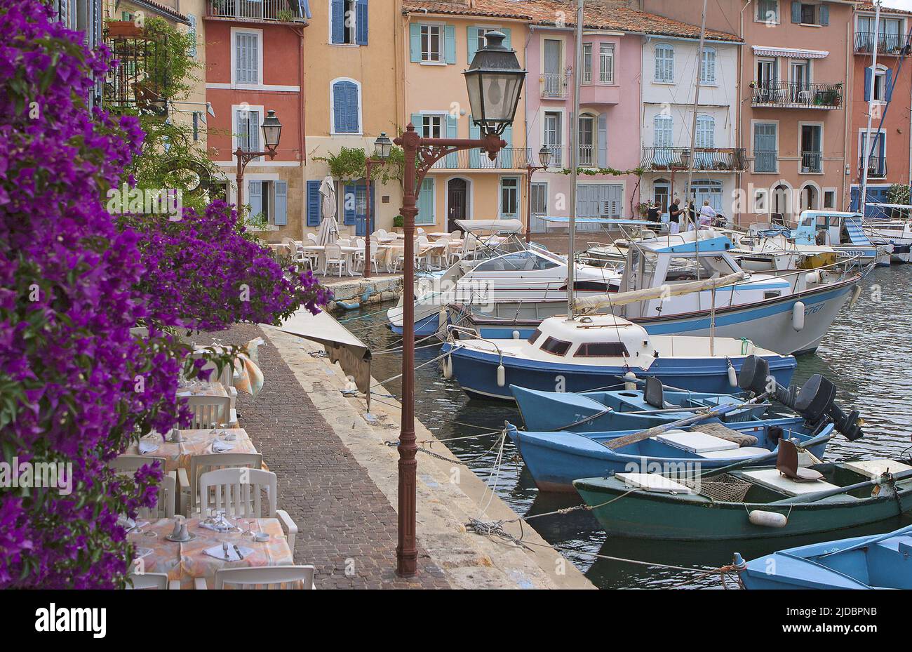 Frankreich, Bouches-du-Rhône (13) Martigues, der Bezirk der Insel am Kanal, der Spiegel für die Vögel Stockfoto