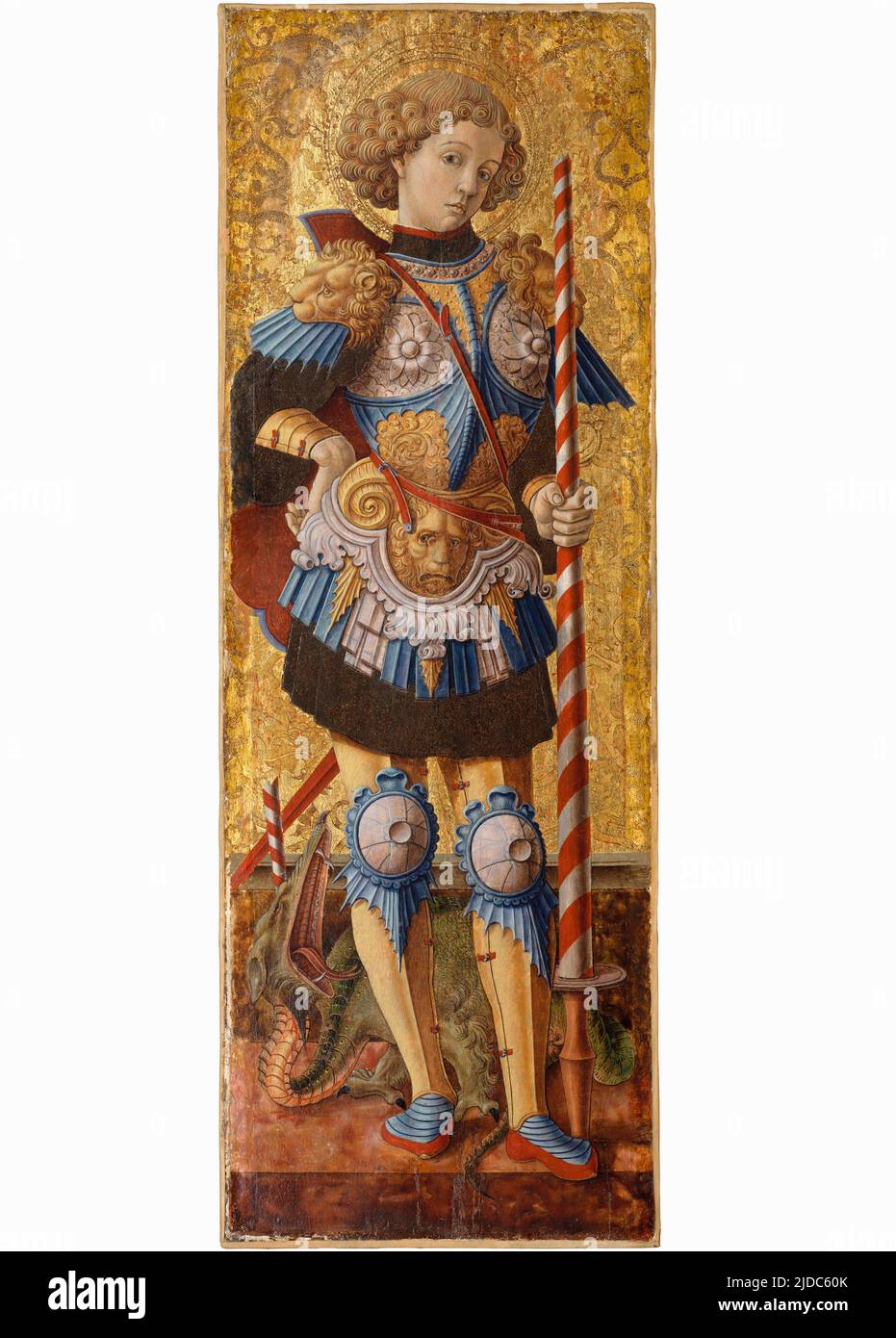 St. George IV Jahrhundert - von Carlo Crivelli im Jahr 1472 Stockfoto