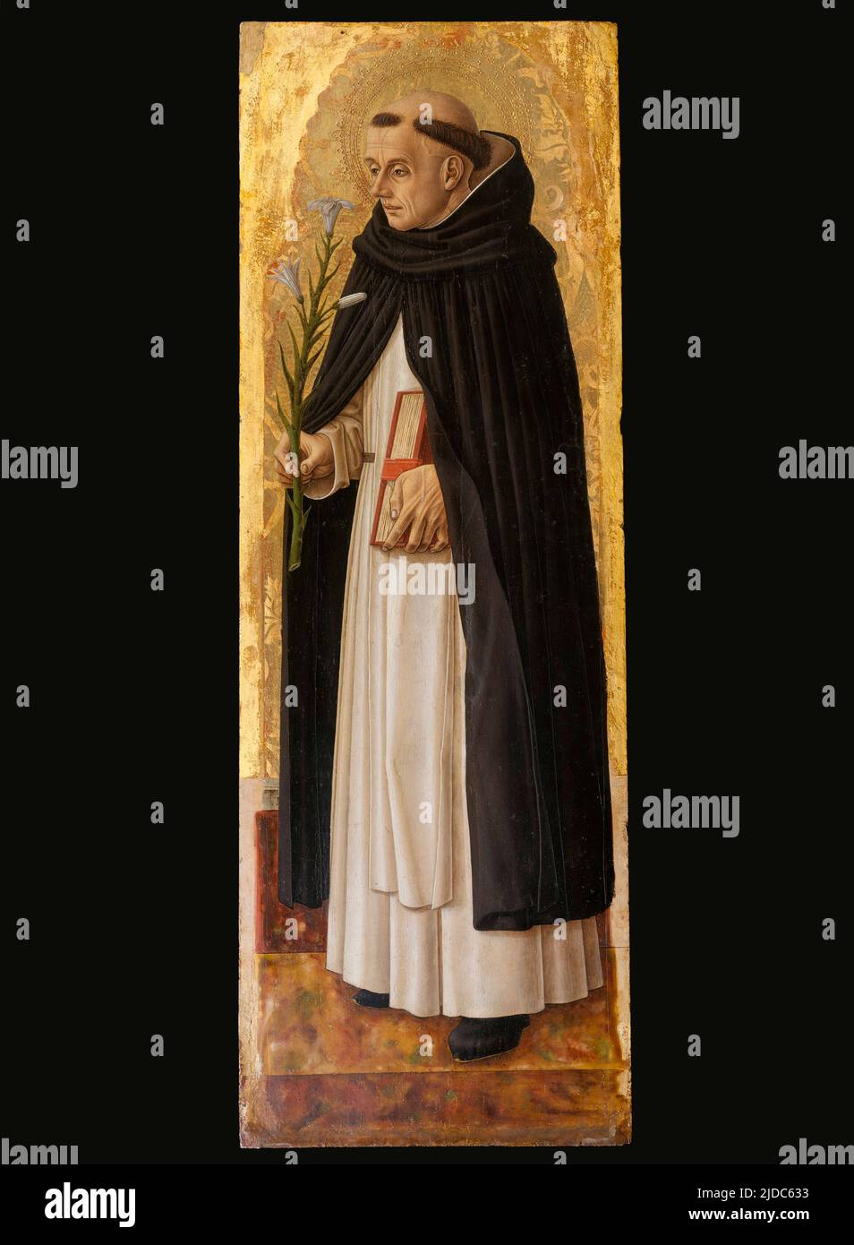 Saint Dominic von Carlo Crivelli Stockfoto