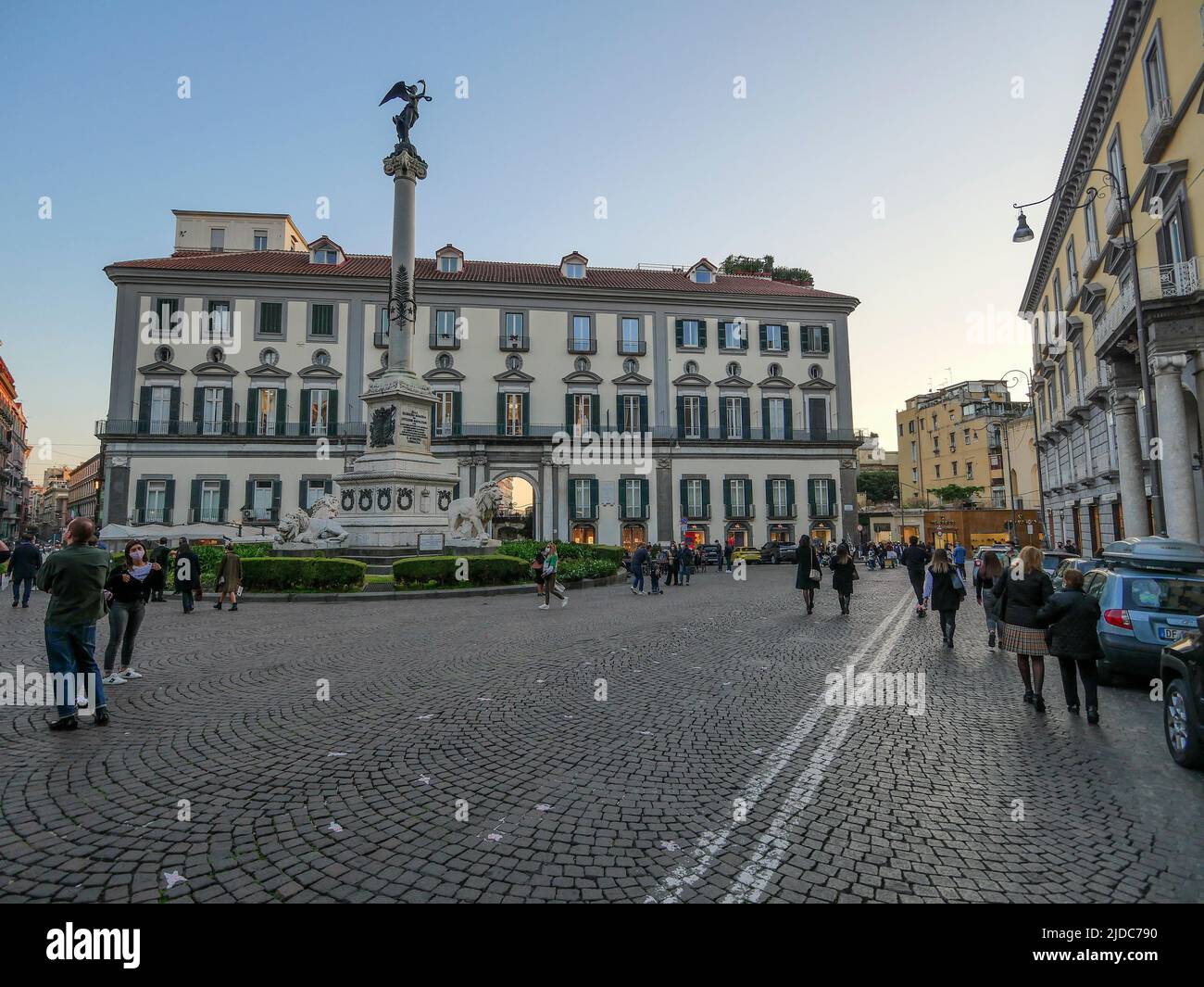 Piazza dei Martiri, Neapel Italien Stockfoto