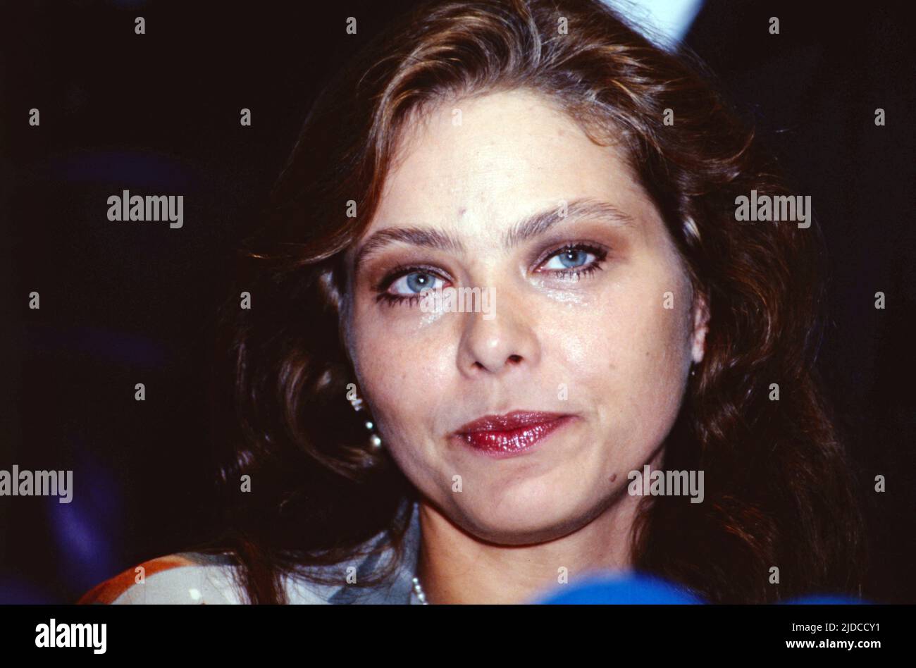 Ornella Muti, italienische Filmschauspielerin, Portrait, Deutschland, 1999. Ornella Muti, italienische Filmschauspielerin, Porträt, Deutschland, 1999. Stockfoto