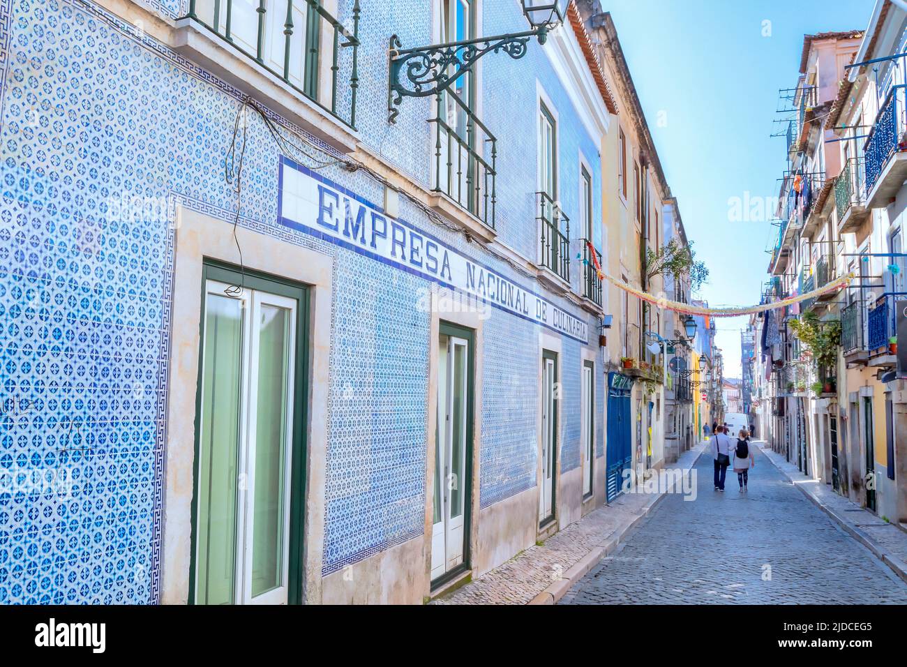 Rua da Atalaia in Lissabon, Portugal Stockfoto