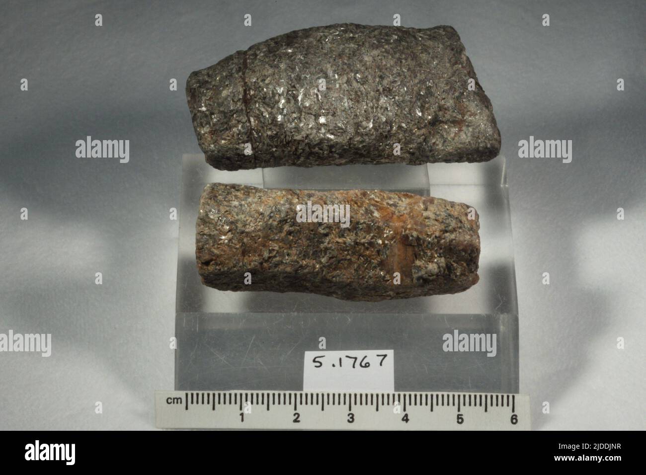 Korund. Mineralien. Nordamerika; USA; South Carolina; Laurens County; Laurens Stockfoto