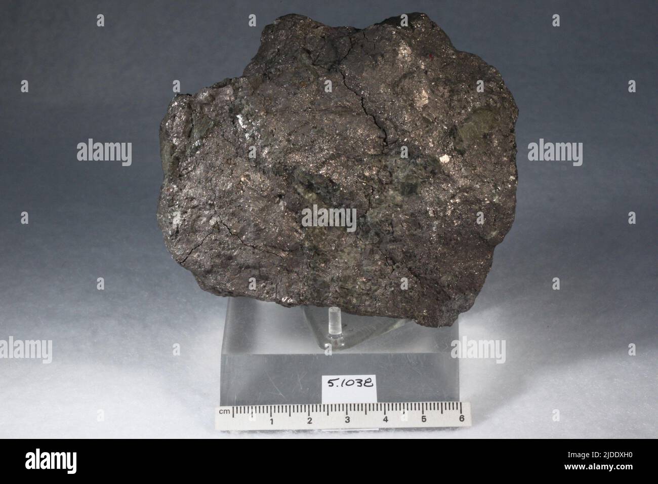 Cobaltit. Mineralien. Europa; Norwegen; Provinz Buskerud; Modum, Skutterud Stockfoto