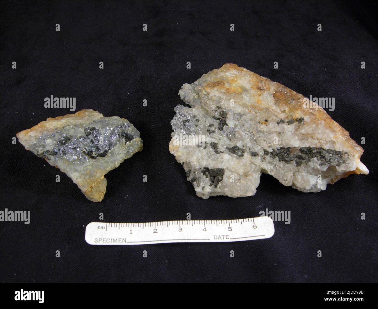 Molybdänit. Mineralien. Nordamerika; USA; Connecticut; Litchfield County; East Litchfield; Farm von W.J. Edwards Stockfoto