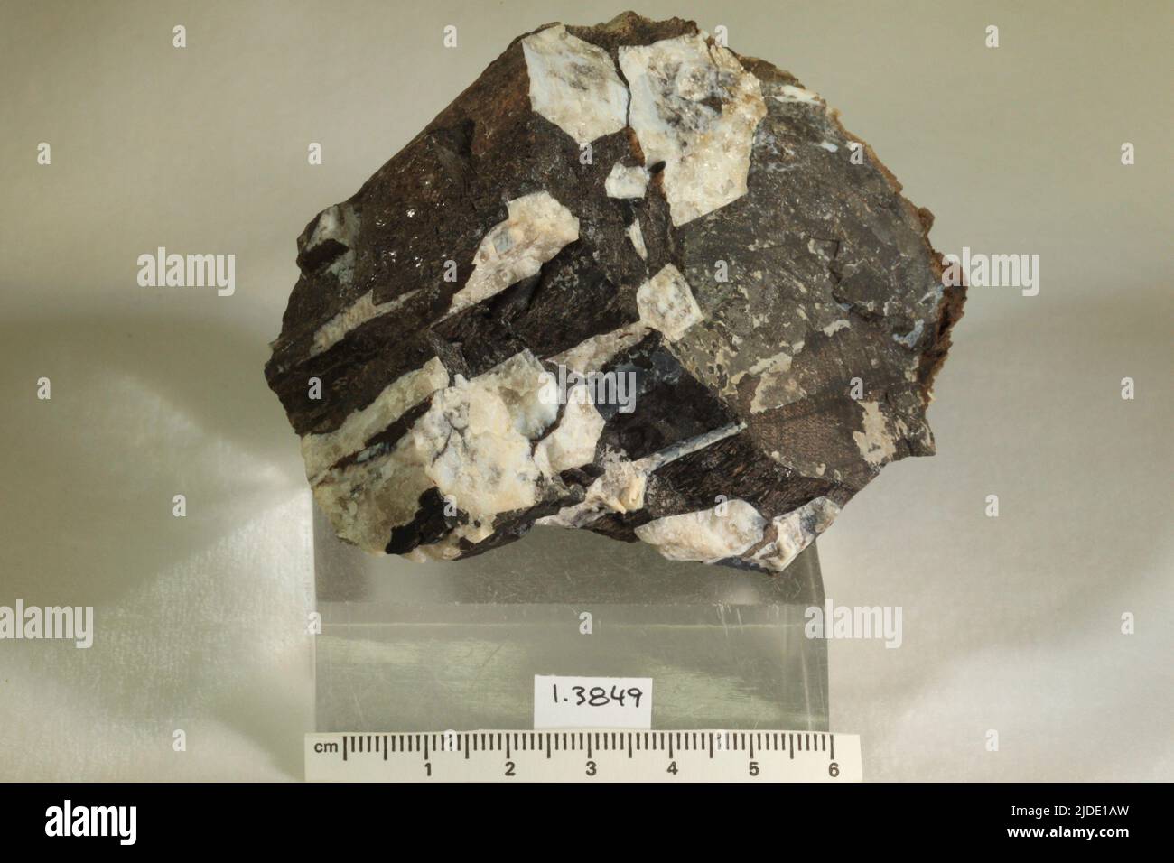 Quarz. Mineralien. Nordamerika; USA; Kalifornien; Siskiyou County; Cottonwood Creek Stockfoto