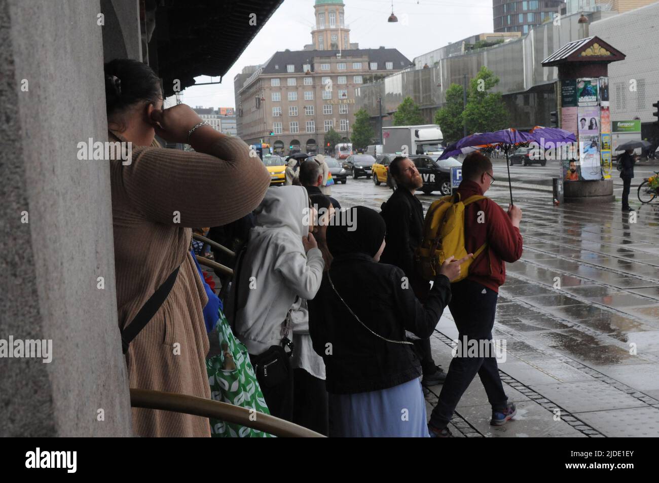 Kopenhagen /Dänemark/20. Juni 2022/ Rain fals in danish cpital Copenhagen, (Foto..Francis Joseph Dean/Dean Picics. Stockfoto