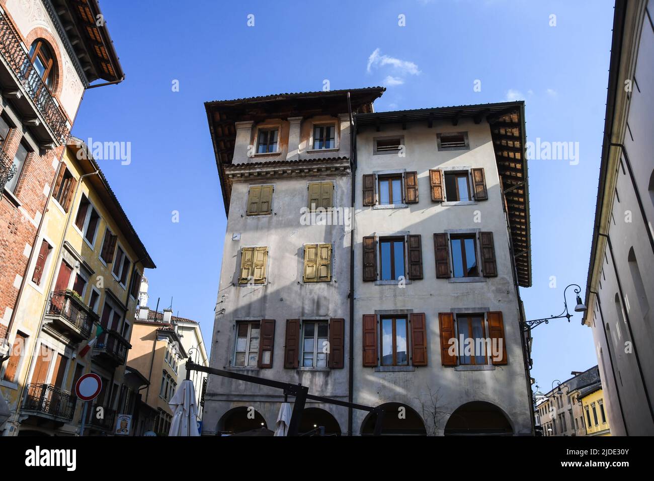 Stadtzentrum von Udine Stockfoto