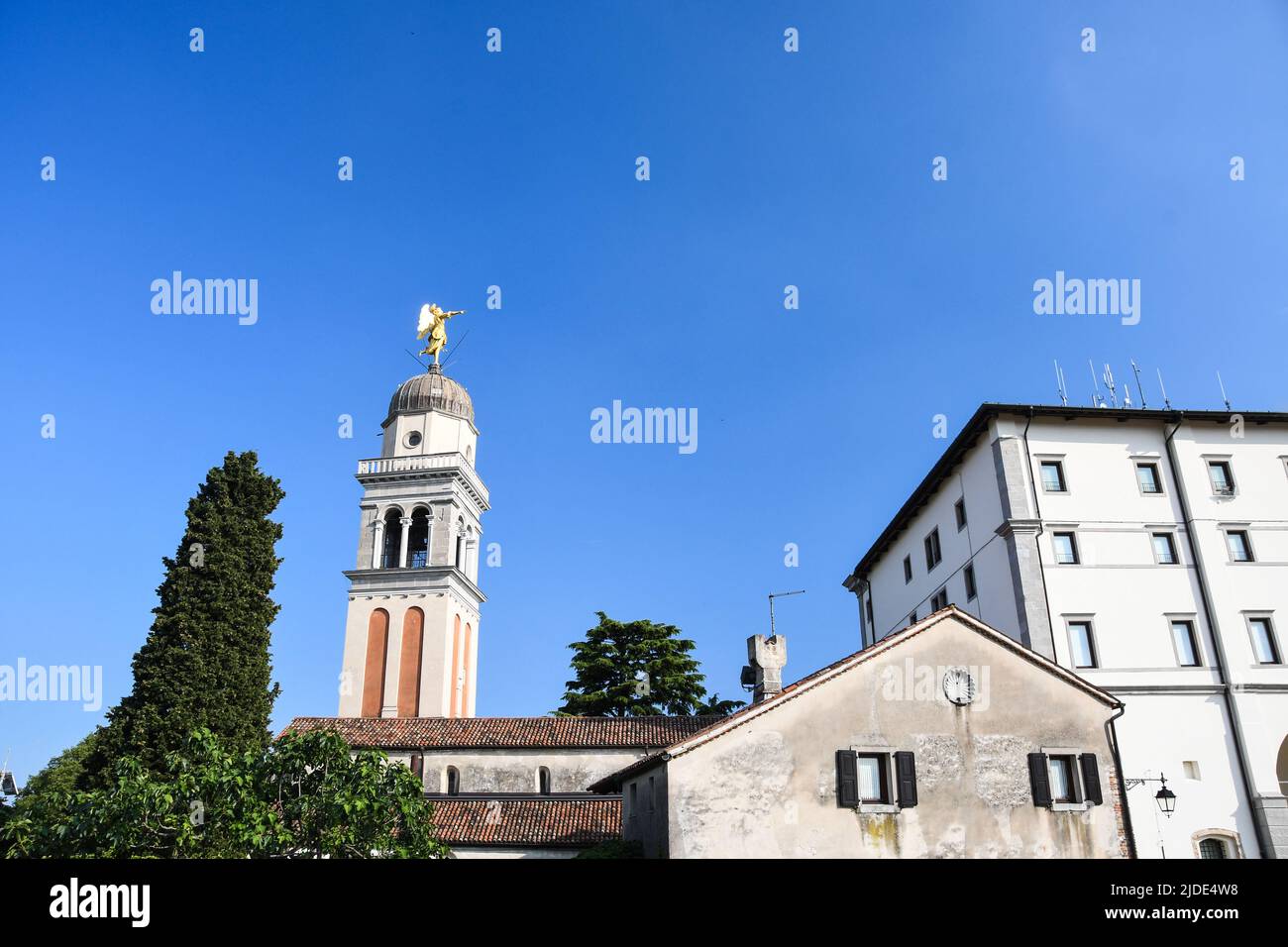 Stadtzentrum von Udine Stockfoto