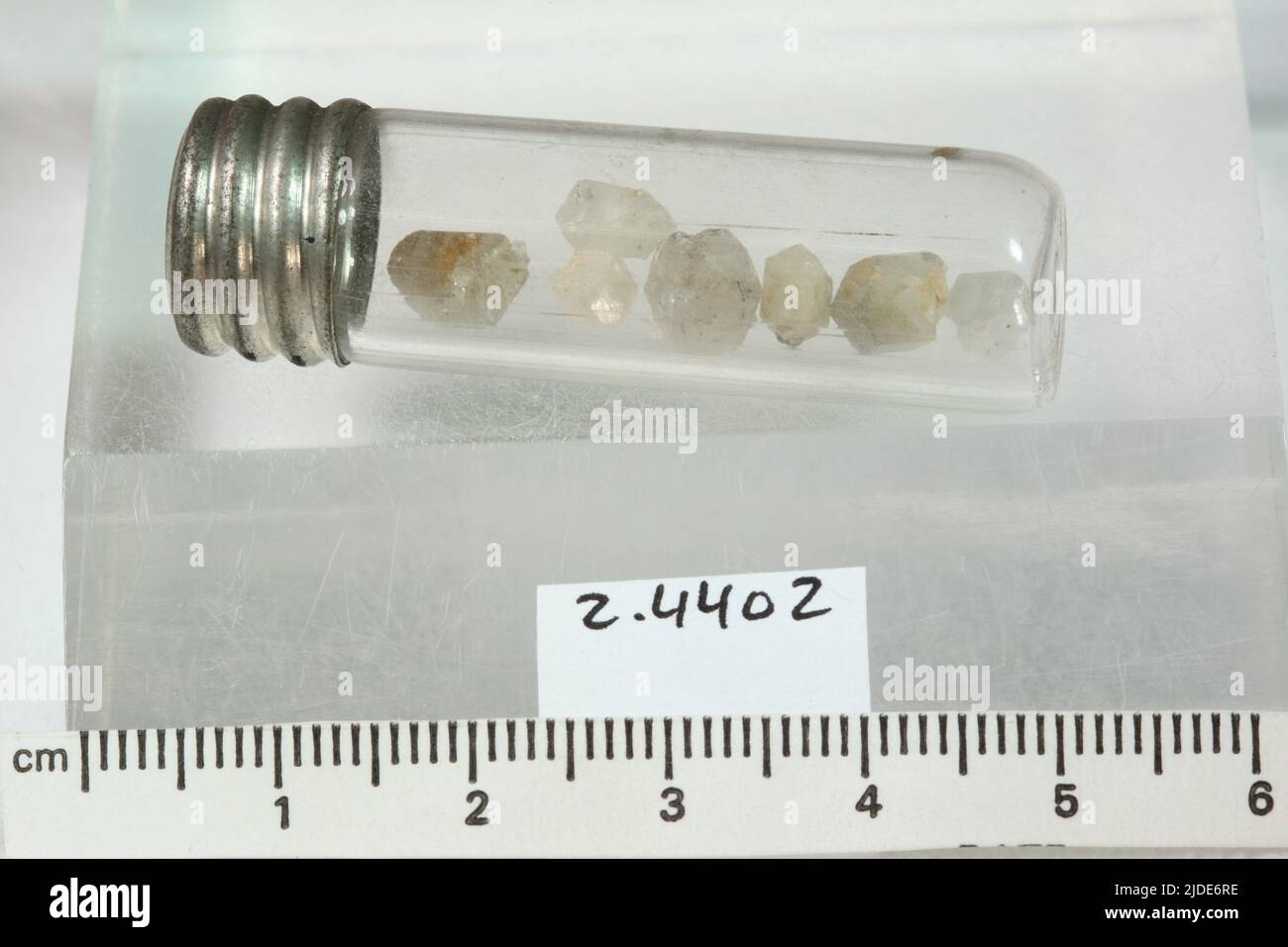 Phenakit. Mineralien. Nordamerika; USA; Colorado; Chaffee County; Mt. Antero Stockfoto